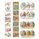 OFXDD Egg Wraps Easter Set for Pysanky 14 Pcs Traditional Easter Egg Wraps Ukrainian Thermo Heat Egg Sleeves Easter with Patterns OrthodoxSlavic Easter Egg Shrink Wrappers