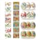 OFXDD Egg Wraps Easter Set for Pysanky 14 Pcs Traditional Easter Egg Wraps Ukrainian Thermo Heat Egg Sleeves Easter with Patterns OrthodoxSlavic Easter Egg Shrink Wrappers