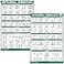 Palace Learning QUICKFIT 2 Pack Kettlebell Workout Exercise Poster Set Volume 1 2 Laminated Chart 18 x 24