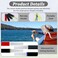 Realand 4 Pack Fishing Hook Sharpener Double Sided Diamond Fish Hook File Portable Sharpening Tool with Handle Fine and Coarse Grit for Fish Hook Knife Needle Tweezer