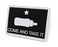 Stinking Patch Come and Take It Baby Bottle Diaper Bag PVC Hook and Loop Patch Funny Tactical Patch