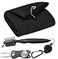 VIVIDLY Microfiber Waffle Pattern Trifold Golf Towel Set Golf Club Brush Golf Divot Tool