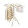 JOOM Four Legs Clothes Drying Rack Garment Rack Portable and Foldable Space Saving Laundry Drying Rack Drying Rack Floor Folding Balcony Bedroom Solid Invisible Household