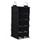 Household Essentials 10 Pocket Hanging Shoe Closet Organizer with Hooks
