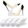 LEIMO KPARTS LEIMO Shoe Slots Organizer 20PACK Adjustable Shoe Stacker Double Layer Stack Shoe Holder Space Saver White Shoe Stacker for Closet Organization 4310869