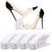 LEIMO KPARTS LEIMO Shoe Slots Organizer 20PACK Adjustable Shoe Stacker Double Layer Stack Shoe Holder Space Saver White Shoe Stacker for Closet Organization 4310869
