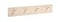 Iris Hantverk Birch Wood Wall Rack with 4 Hooks