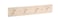 Iris Hantverk Birch Wood Wall Rack with 4 Hooks