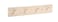 Iris Hantverk Birch Wood Wall Rack with 4 Hooks