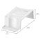 iDesign Laundry Detergent Holder Stand Liquid Detergent Organizer for Laundry Room White