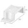 iDesign Laundry Detergent Holder Stand Liquid Detergent Organizer for Laundry Room White