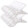 WARMBUY Clear Plastic Towel Clips 8 Pack