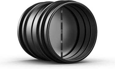 AC Infinity 6 Backdraft Damper OneWay Airflow Ducting Insert with SpringLoaded Folding Blades for 6 Ducting in Range Hoods and Bathrooms Fans