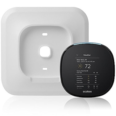 HOLACA Wall Plate Bracket for Ecobee 4 Smart WiFi Thermostat White