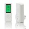 DIGITEN Wireless Temperature Controlled Outlet Digital Plugin Thermostat with Remote Control Builtin Temp Sensor Heating Cooling for AC Fans Heaters Remote Detects Temperature
