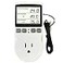 ecoartheating Plug in Thermostat Temperature Controller Heavy Duty Digital Thermostat Outlet Plug Heating Cooling Mode Countdown Timer