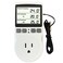 ecoartheating Plug in Thermostat Temperature Controller Heavy Duty Digital Thermostat Outlet Plug Heating Cooling Mode Countdown Timer
