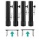 ruiru bro Table Leg Extenders for Folding Tables StraightBent LegHeavy Duty Folding Table Leg RisersExtensions2 LevelsHeights Adjustable Table RisersIdeal for Improving Your Back Pain4Pack