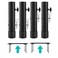 ruiru bro Table Leg Extenders for Folding Tables StraightBent LegHeavy Duty Folding Table Leg RisersExtensions2 LevelsHeights Adjustable Table RisersIdeal for Improving Your Back Pain4Pack