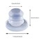 bnafes 50Pcs Soft Stem Bumpers 5mm Thread Diameter Anti Collision Embedded Rubber Bumpers for Glass Table Cabinet