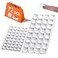 FURNIMATE Clear Rubber Feet 72PCS Self Adhesive Rubber Feet Bumper Pads Tall Square Bumpers for Electronics Speakers Computers Keyboard PS4