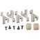 Organized Living Schulte 1464666511 Adjustable Pole Clips and Caps