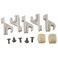 Organized Living Schulte 1464666511 Adjustable Pole Clips and Caps