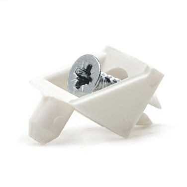 ReplacementScrews White Shelf Support Pins Compatible with IKEA Part 101558 Pax KOMPLEMENT Pack of 4