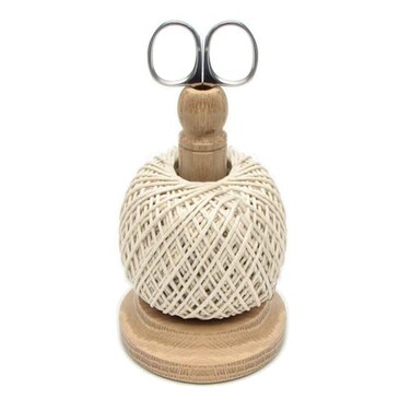 Muldale Traditional Kitchen Twine Holder with Scissors Butcher String