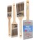 Pro Grade Paint Brushes 4 Pack Variety Angle Paint Brushes