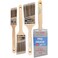 Pro Grade Paint Brushes 4 Pack Variety Angle Paint Brushes
