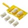 NANJA 2inch Paint Roller Mini Plastic Paint Tray Set Mini Roller Frame Microfiber Roller Covers Touch Up Trim Kit with Tray