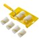 NANJA 2inch Paint Roller Mini Plastic Paint Tray Set Mini Roller Frame Microfiber Roller Covers Touch Up Trim Kit with Tray