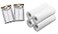 ROLLINGDOG Mini Foam Roller Paint Paint Roller CoversConcave Design High Density Foam Roller Refills for Smooth Even Painting4 Inches4PC