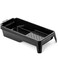 Bates Choice Bates 4 Inch Paint Tray 2 Pack Black Plastic 4 Inch Paint Roller Tray Deep Capacity Textured Ridge