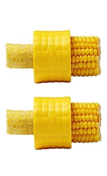 KitchenCraft Chefn Cob Corn Stripper Yellow 2
