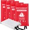 Mondoshop Fire Blanket for Home and Kitchen 4 Pack 40 x 40 Coverage