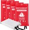 Mondoshop Fire Blanket for Home and Kitchen 4 Pack 40 x 40 Coverage