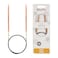 KnitPro Basix Beech Fixed Circular Needles 16 40cm US Size 6 4mm