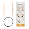 KnitPro Basix Beech Fixed Circular Needles 16 40cm US Size 6 4mm