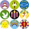 Fancy Land HE Lives Easter Religious Stickers 200PCS Per Roll for VBS Education