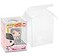 Viturio Pop Protector Case Compatible with 4 Inch Funko Pop Vinyl Figures 100 Pack Clear Plastic Box for Figurine Storage