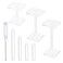 BOXOB 2pcs Flying Miniatures Combat Risers Adjustable Height MultiTiered Platform Acrylic Terrain Combat Display Stands for DND Miniatures Tabletop Board Games RPG Accessories