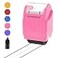 WAHXIAOSW Handwriting Stamp Line RollerHandwriting Lines Stamp Roller SelfInking Line Rolling Stamps Handwriting Practice Tool for Teachers Kids Kindergarten1refill Ink Included Pink