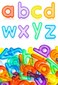 Odoorgames 78 Pcs Translucent Lowercase Letters Plastic Alphabet Letters Light Table Play and Early Learning Manipulatives