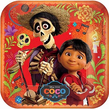 Amscan Coco 9 plate 8