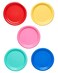 American Greetings 50Count 9 in x 9 in Rainbow Paper Dinner Plates