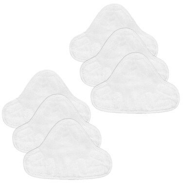 ANBOO 6 Packs Microfiber Steam Mop Replacement Washable Pads Compatible with H2O X5
