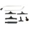 Cen-Tec Systems Complete Backpack Vacuum Attachment Kit w 2Piece SWand Floor Brush and Squeegee Tool