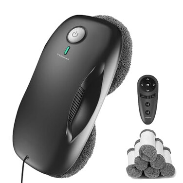 Tosima Window Cleaning Robot W2 Automatic Cleaning with Intelligent Path Planning 3800Pa Suction Power Edge Detection Technology Remote Control